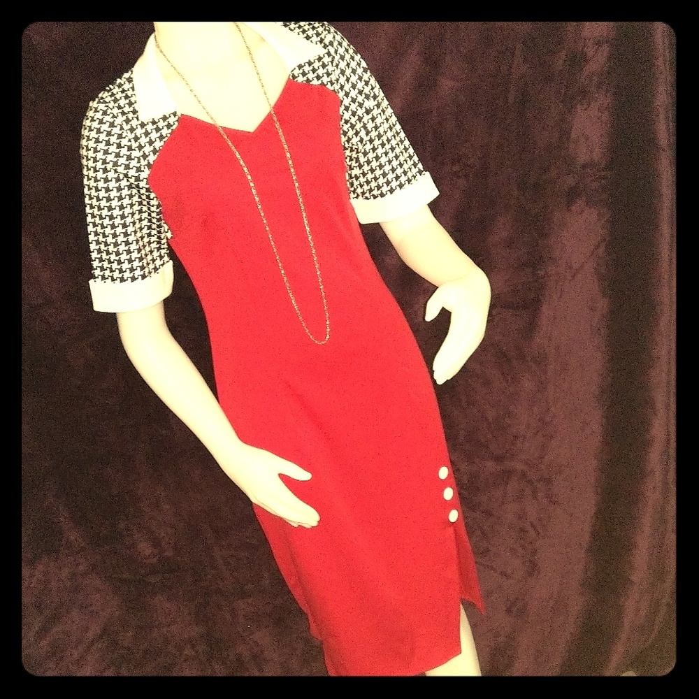 Dress - ***Pre-loved 💕👗👗👗Houndstooth Plaid